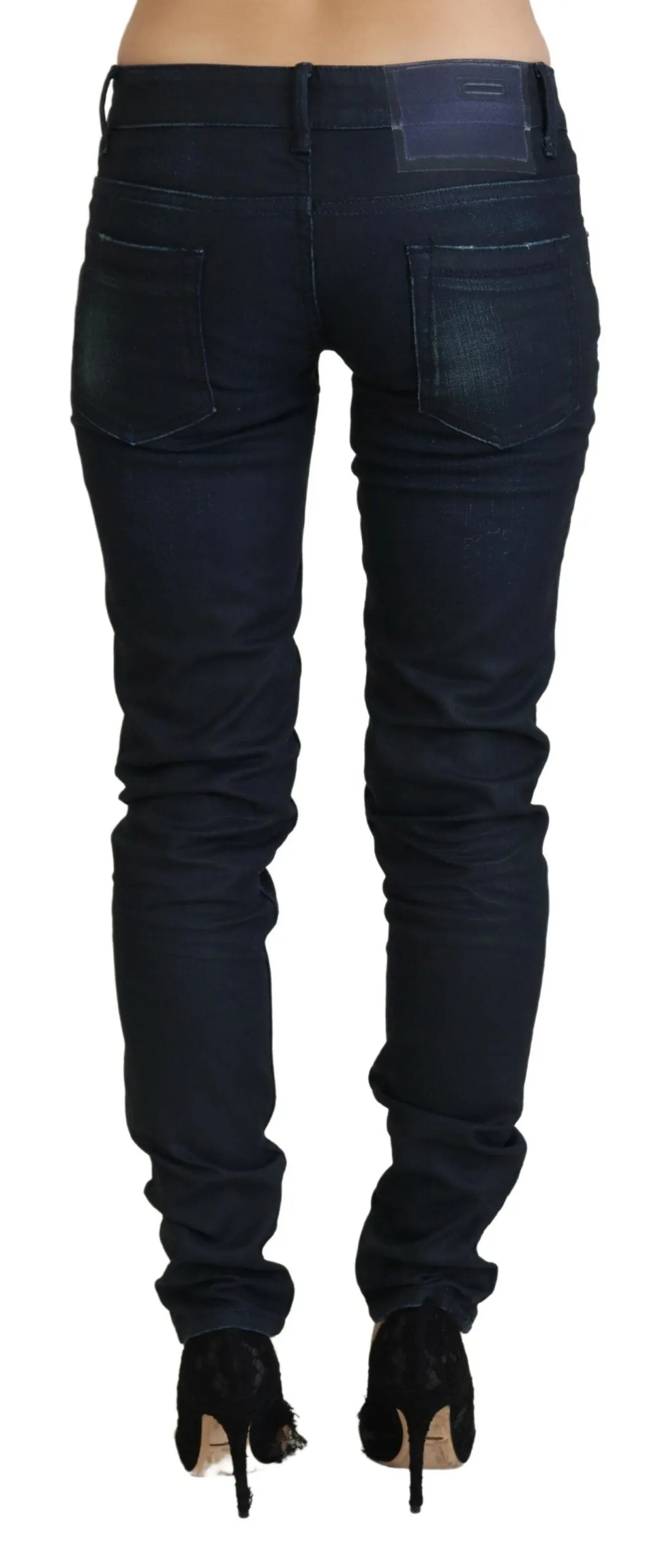 Acht Low Waist Slim Fit Damen Jeans für Frauen