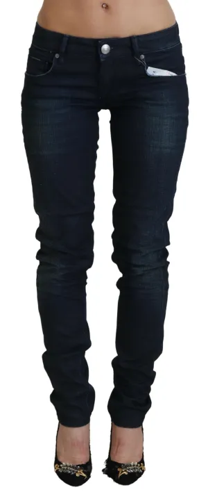 Acht Low Waist Slim Fit Damen Jeans für Frauen