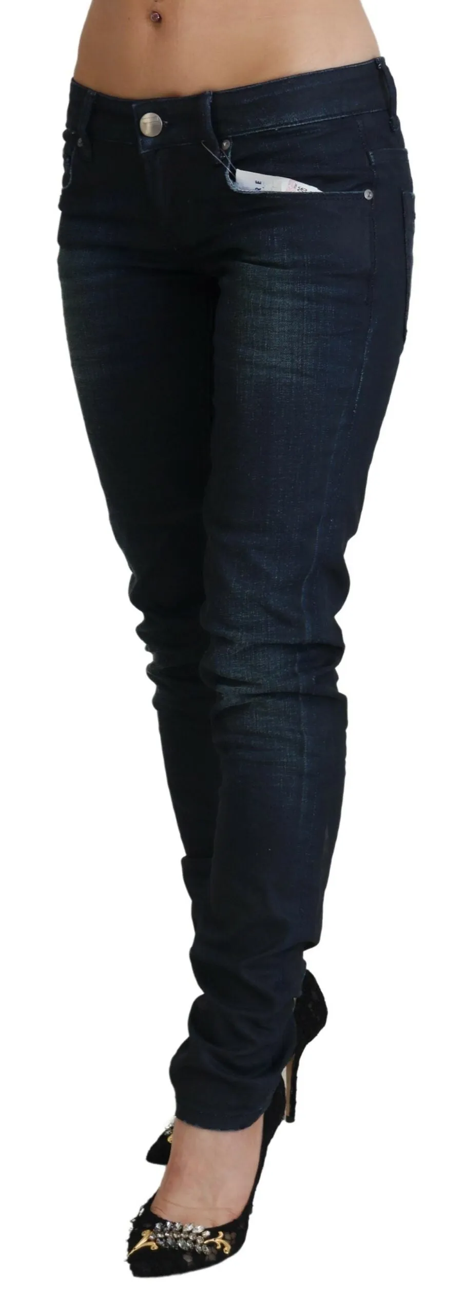 Acht Low Waist Slim Fit Damen Jeans für Frauen