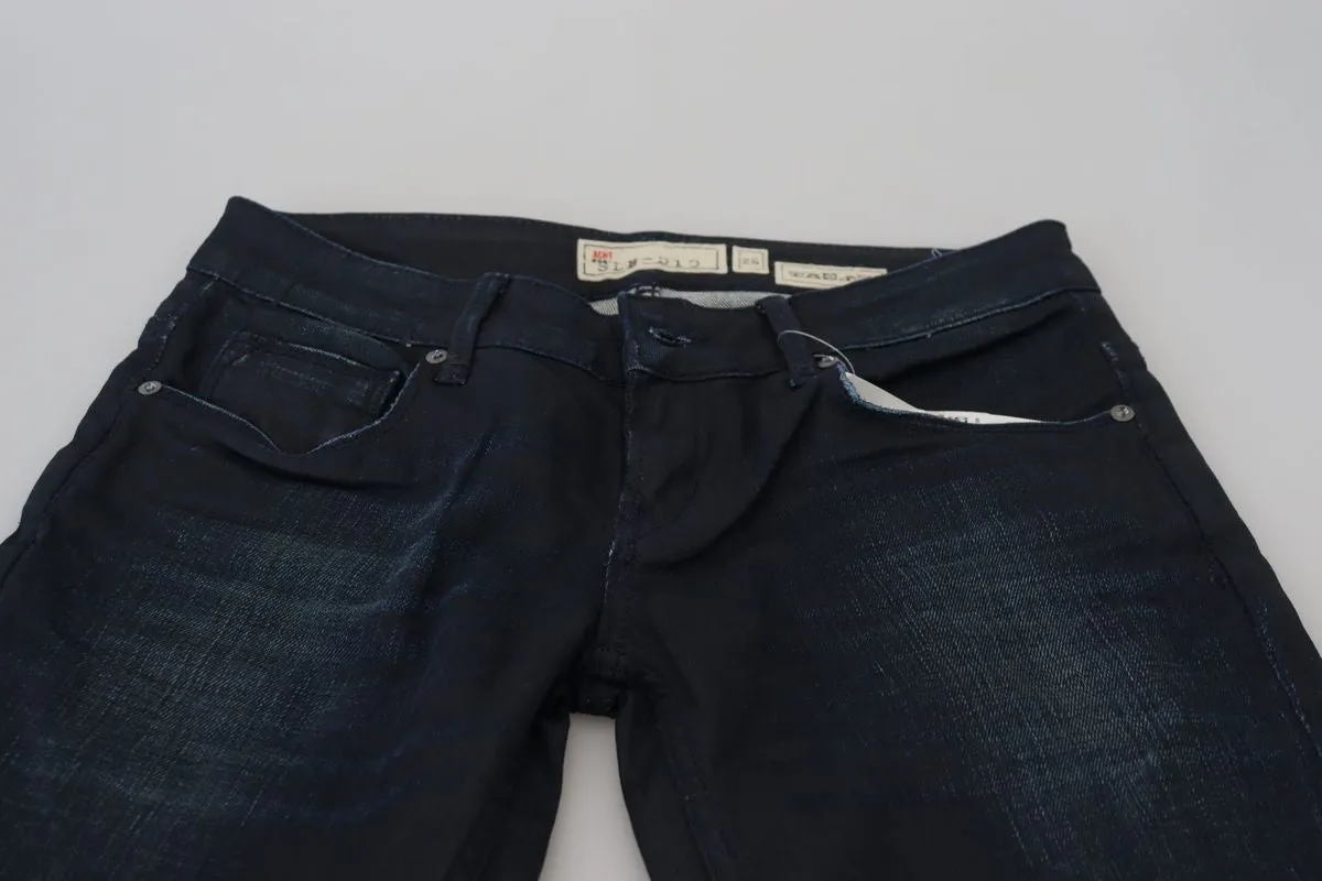 Acht Low Waist Slim Fit Damen Jeans für Frauen