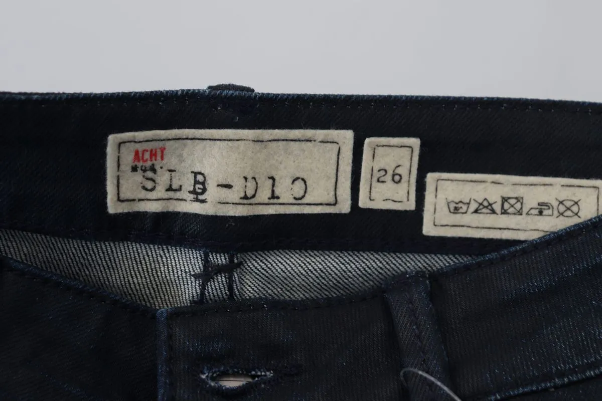 Acht Low Waist Slim Fit Damen Jeans für Frauen