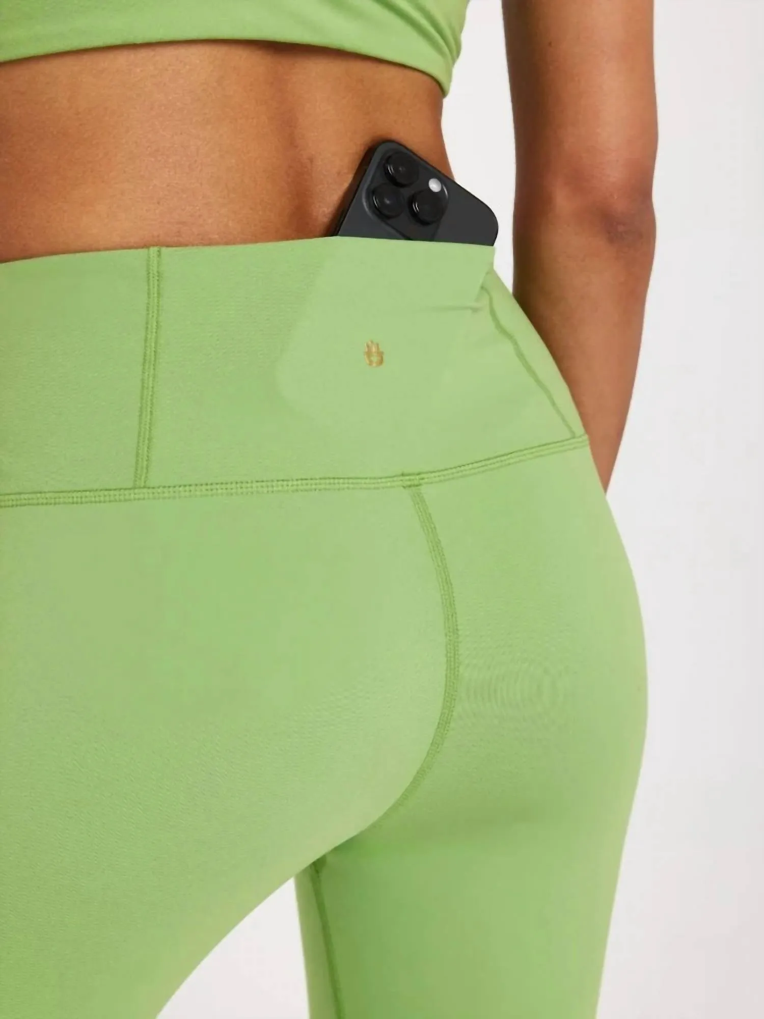 Ada High Waist Leggings In Kaktus