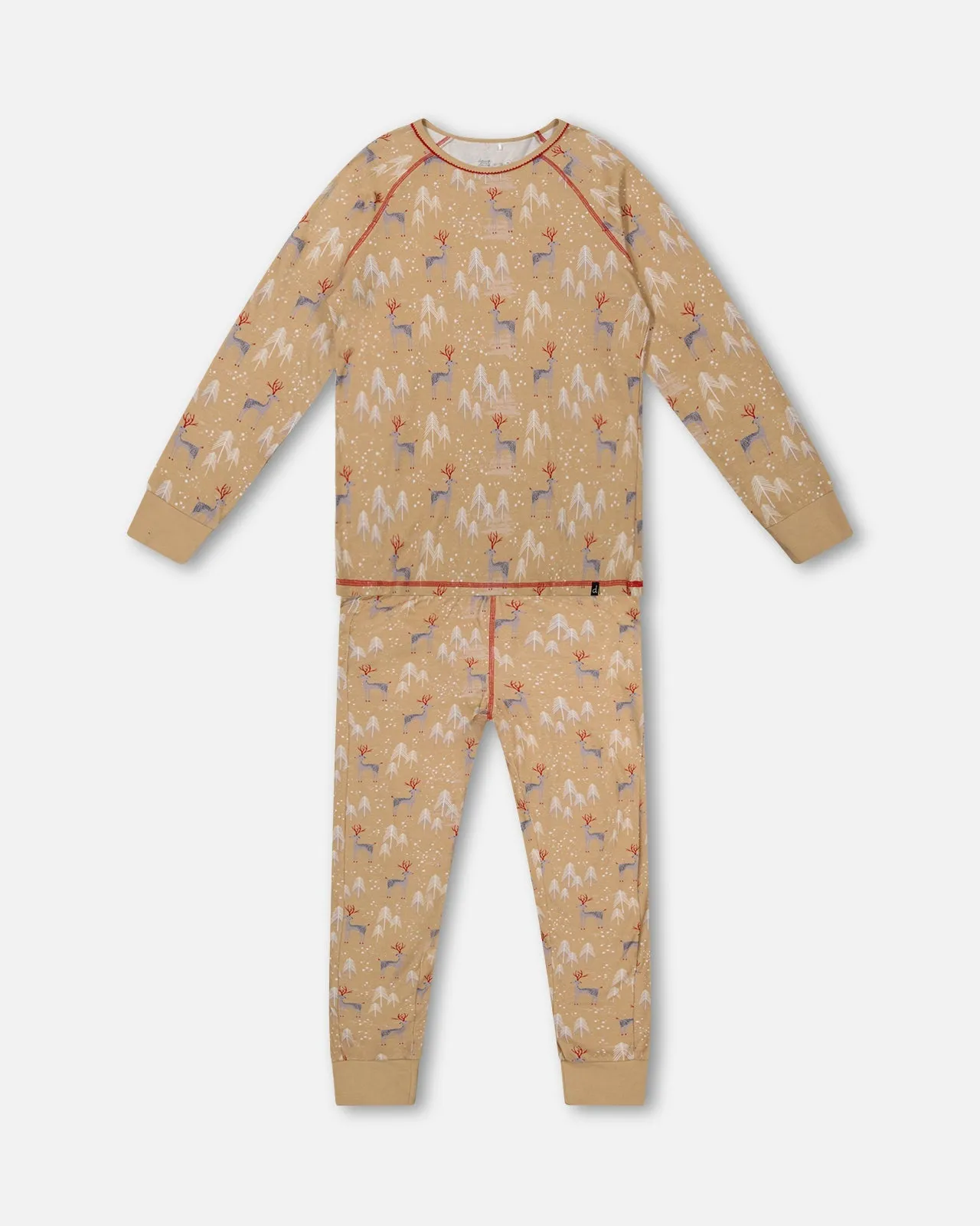 Zweiteiliger Weihnachts-Pyjama-Set für erwachsene Frauen