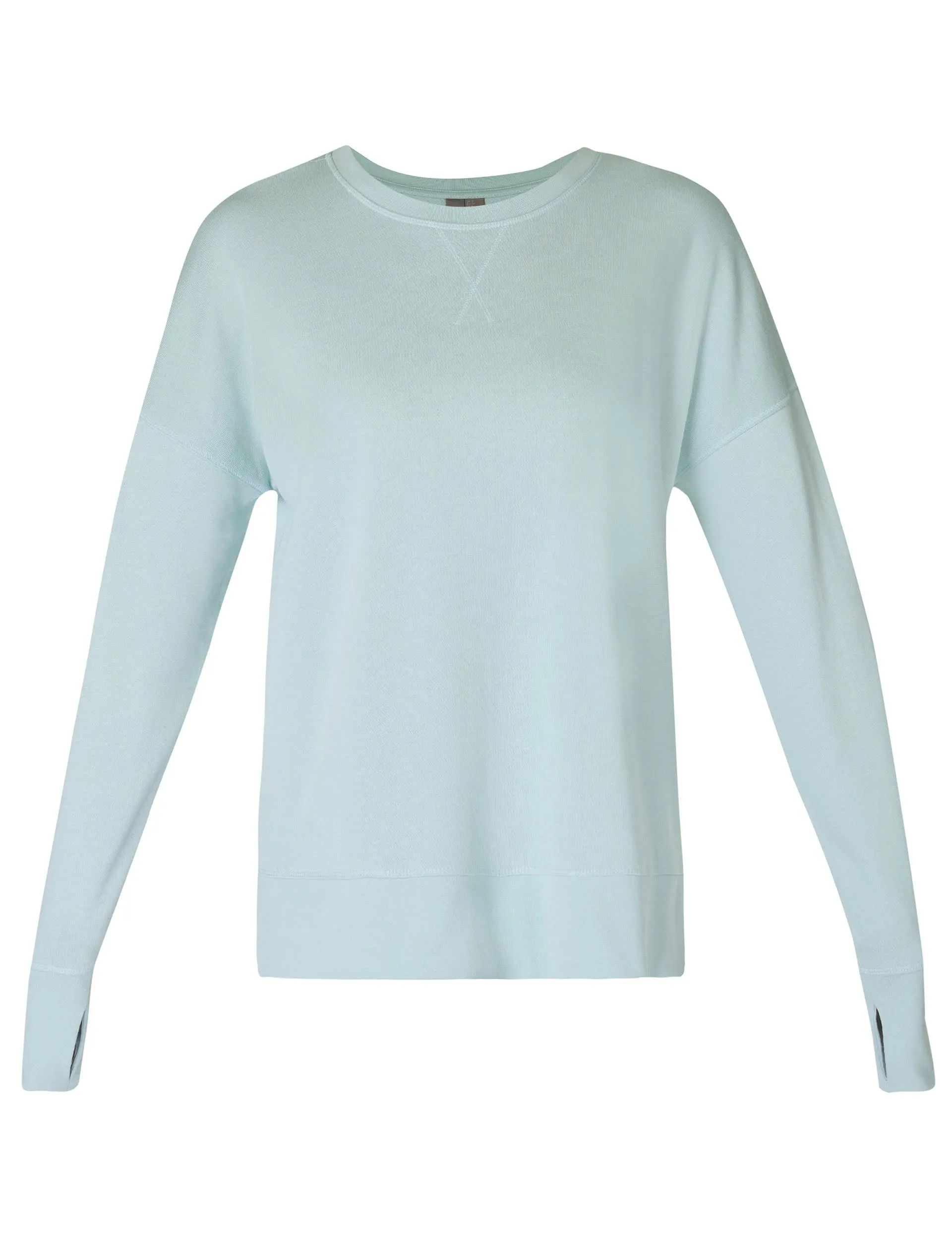 After Class Longline Sweatshirt - Gedämpftes Petrolblau