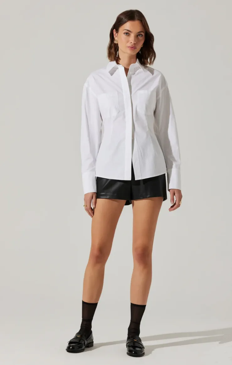 ASTR the Label Thyra Poplin Hemd