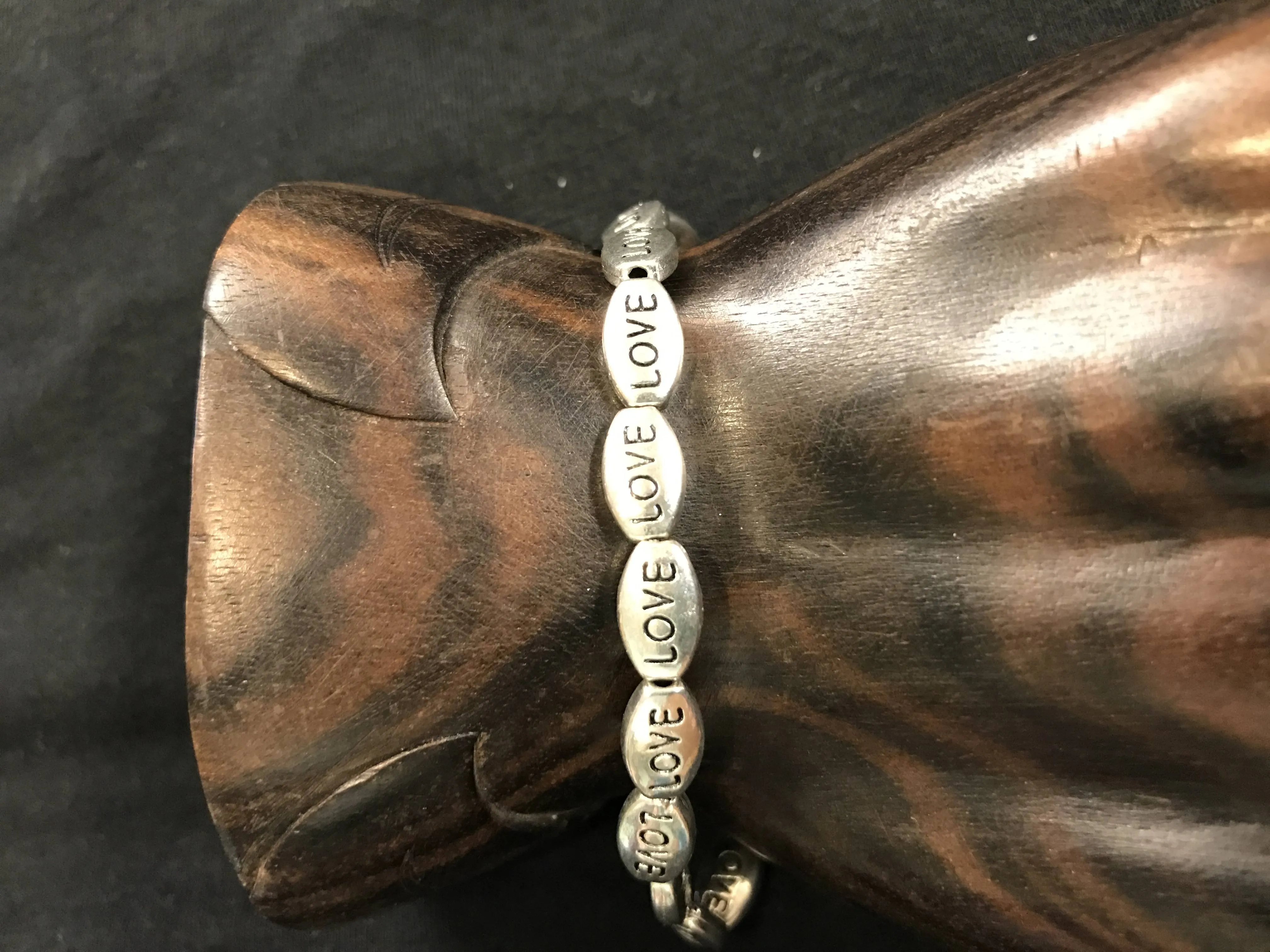 Bali Queen Inspirational Stretch Armband (Liebe Rund)
