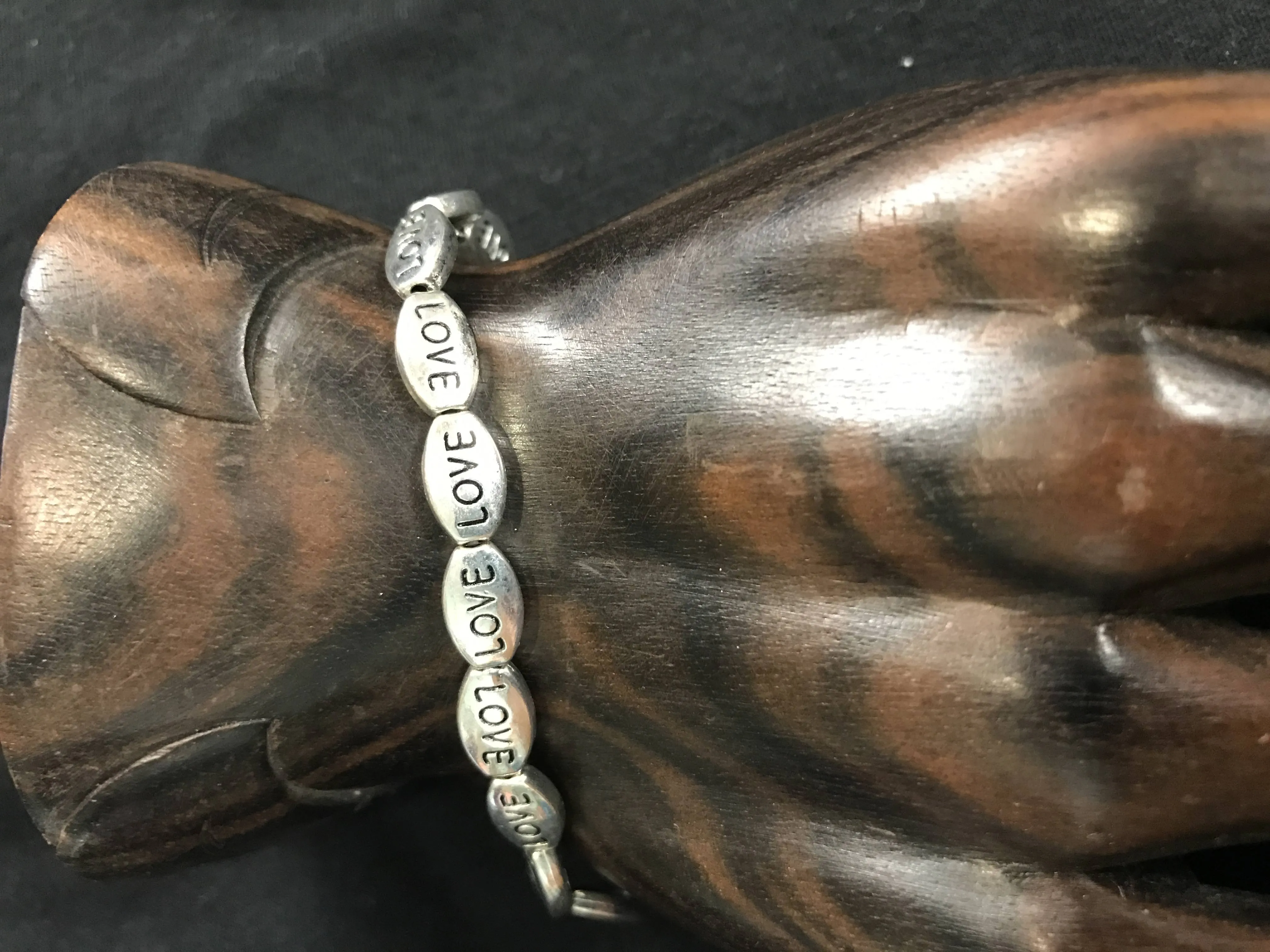 Bali Queen Inspirational Stretch Armband (Liebe Rund)