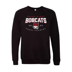 BELLA CANVAS Unisex Schwamm-Fleece Raglan Sweatshirt - BOBCATS 2023
