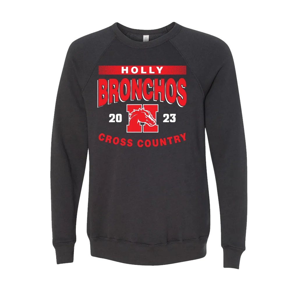 BELLA CANVAS Unisex Sponge Fleece Raglan Sweatshirt - Holly XC 23