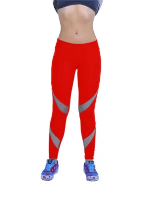 Bia Brazil Activewear Rotes Mesh-Leggings LE5006