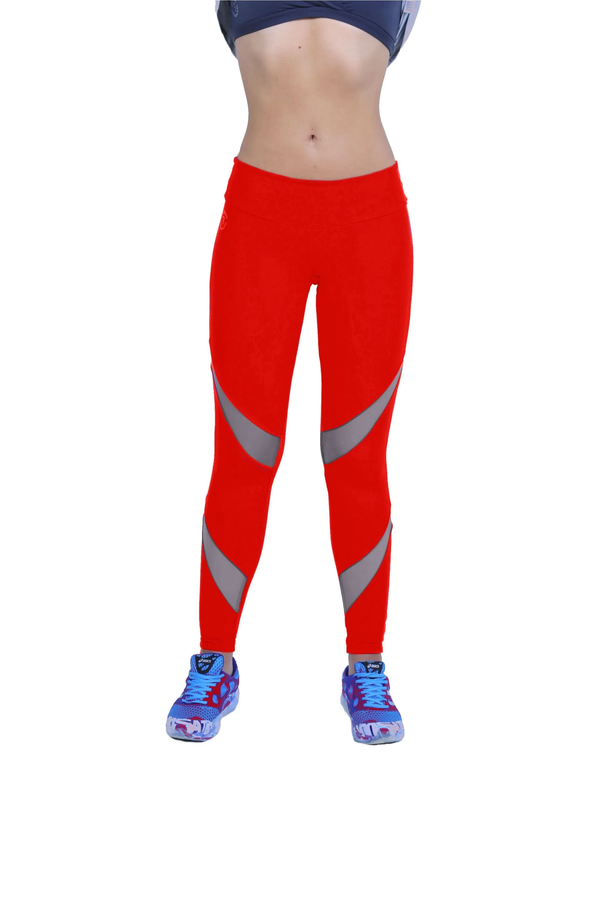 Bia Brazil Activewear Rotes Mesh-Leggings LE5006
