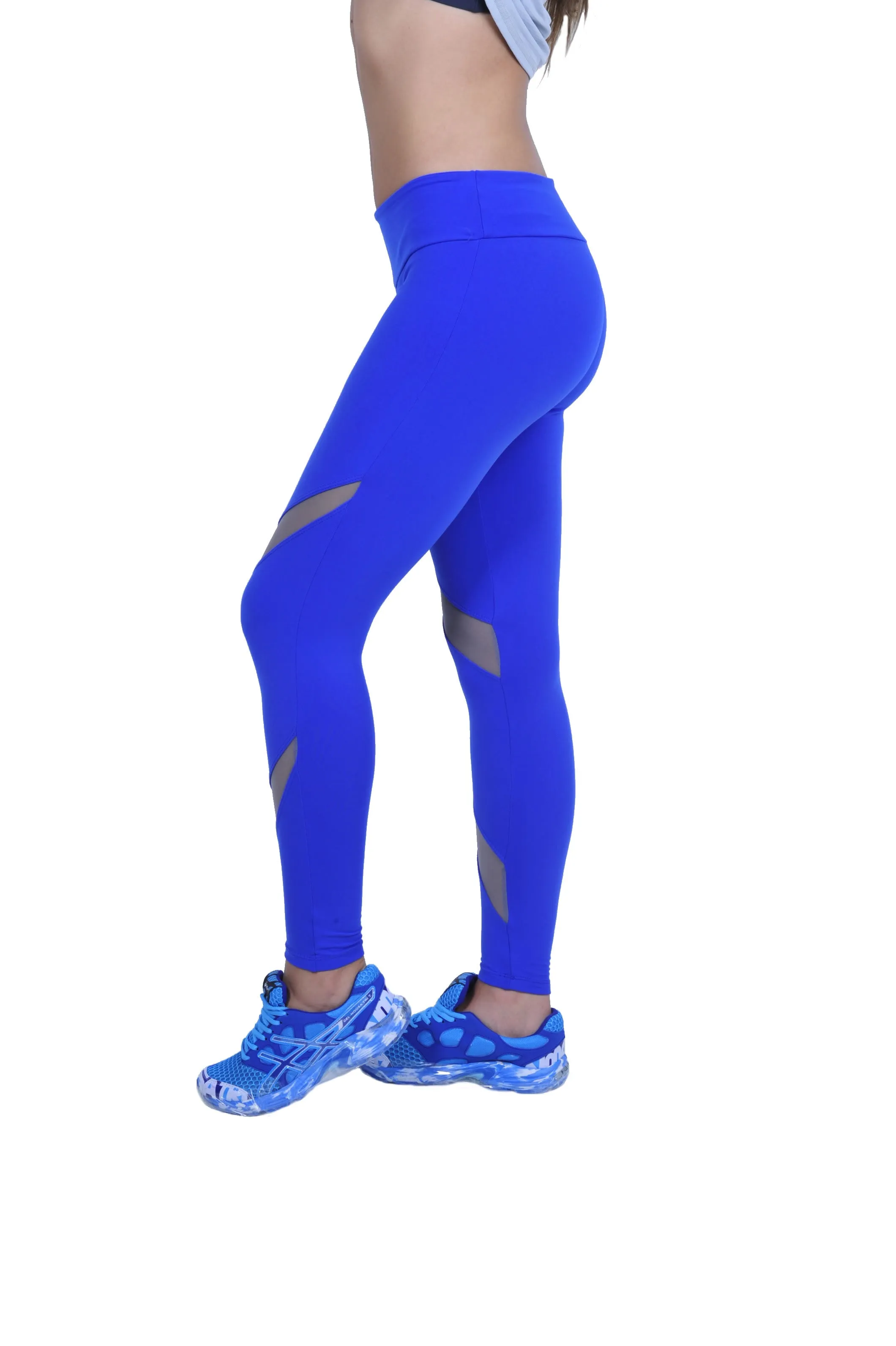 Bia Brazil Activewear Rotes Mesh-Leggings LE5006