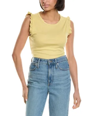 Brook   Lynn Ruffle-Ärmel Body
