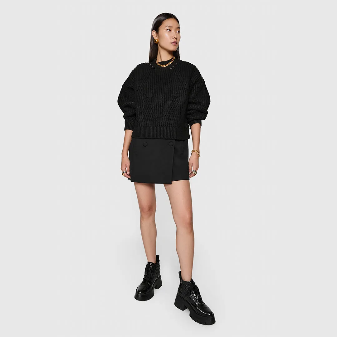 Brooks Sweater mit geschlitztem Saum