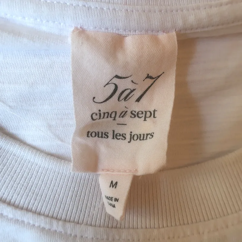 Cinq a Sept Reese Pailletten-Muskelshirt Weiß Größe Mittel Ärmelloses Top