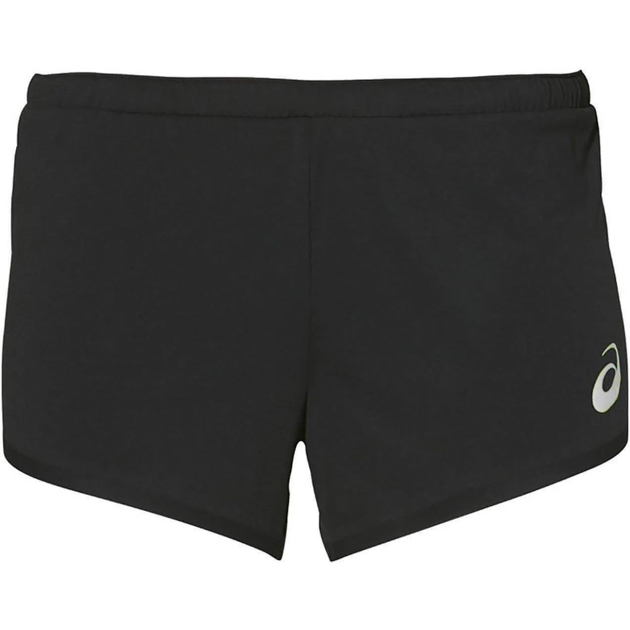 Bekleidung Asics Damen Asics Race Knit Split Laufshorts für Damen - Schwarz