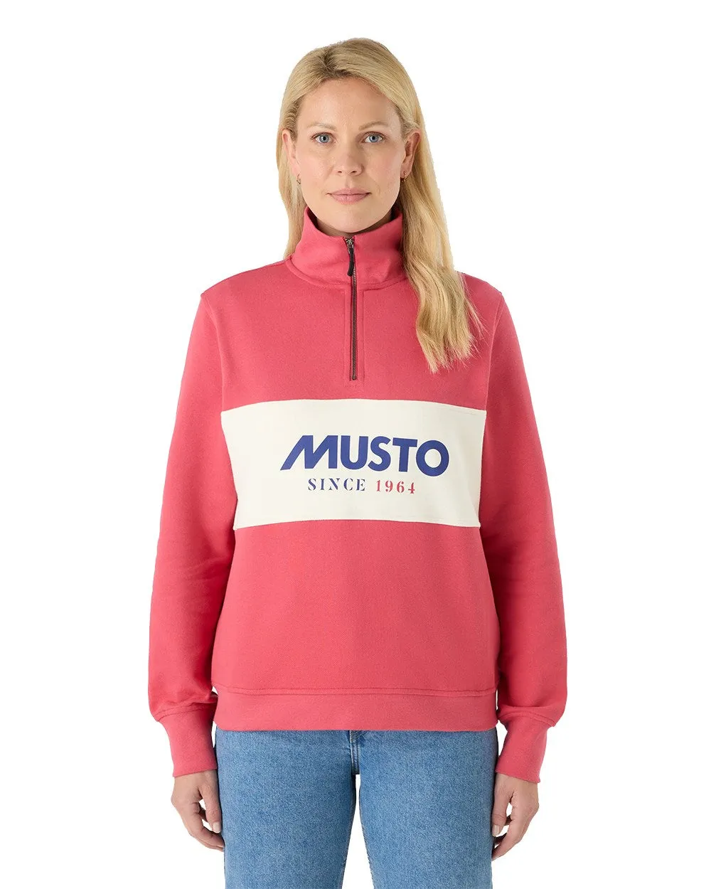 Bekleidung Musto Musto Damen Klassischer Halbzip-Pullover