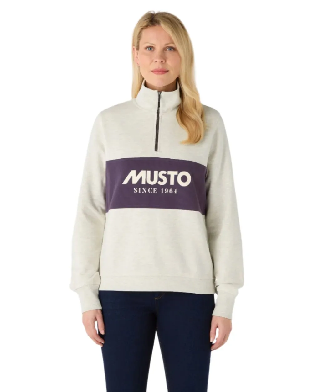 Bekleidung Musto Musto Damen Klassischer Halbzip-Pullover