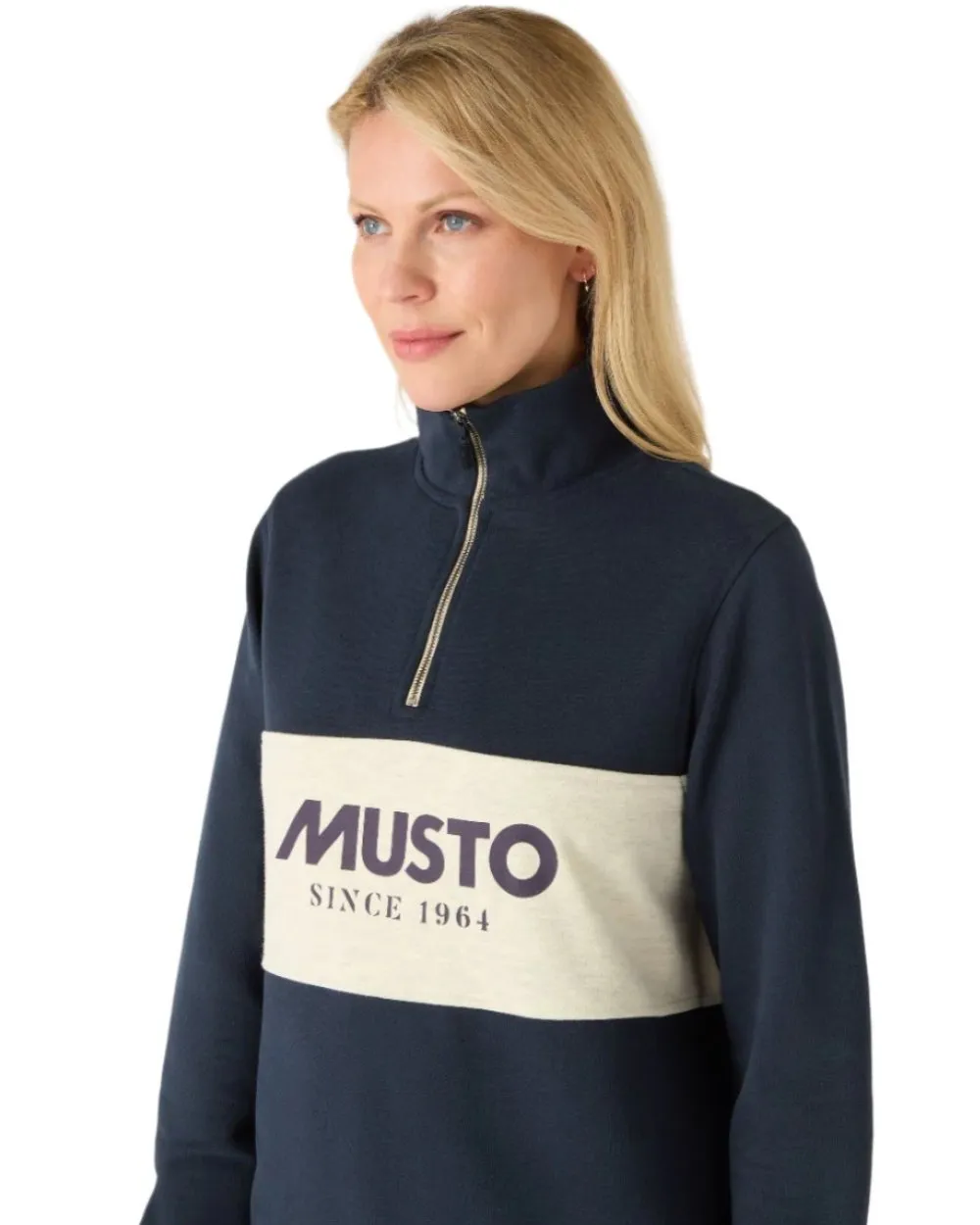 Bekleidung Musto Musto Damen Klassischer Halbzip-Pullover