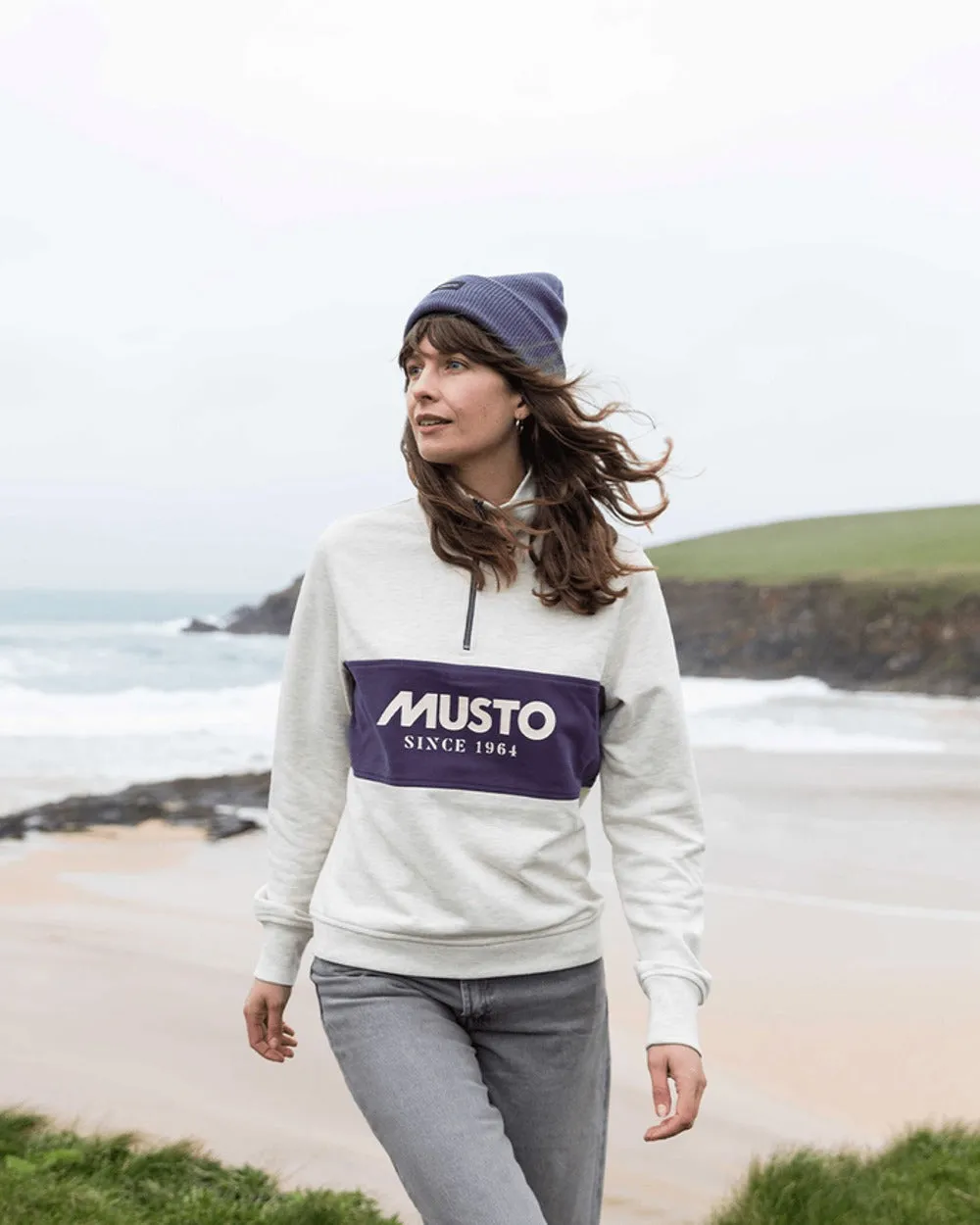 Bekleidung Musto Musto Damen Klassischer Halbzip-Pullover