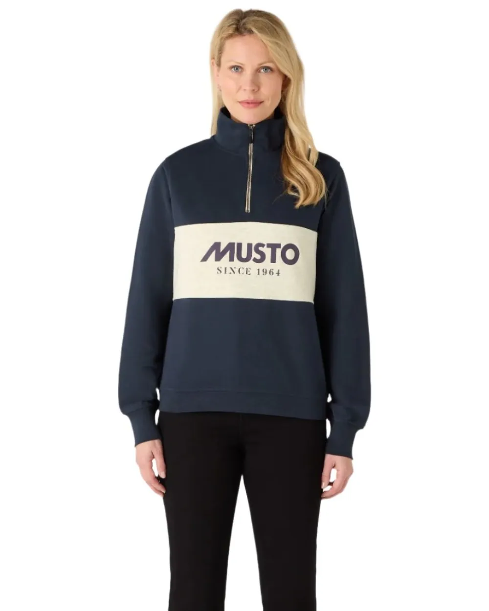 Bekleidung Musto Musto Damen Klassischer Halbzip-Pullover