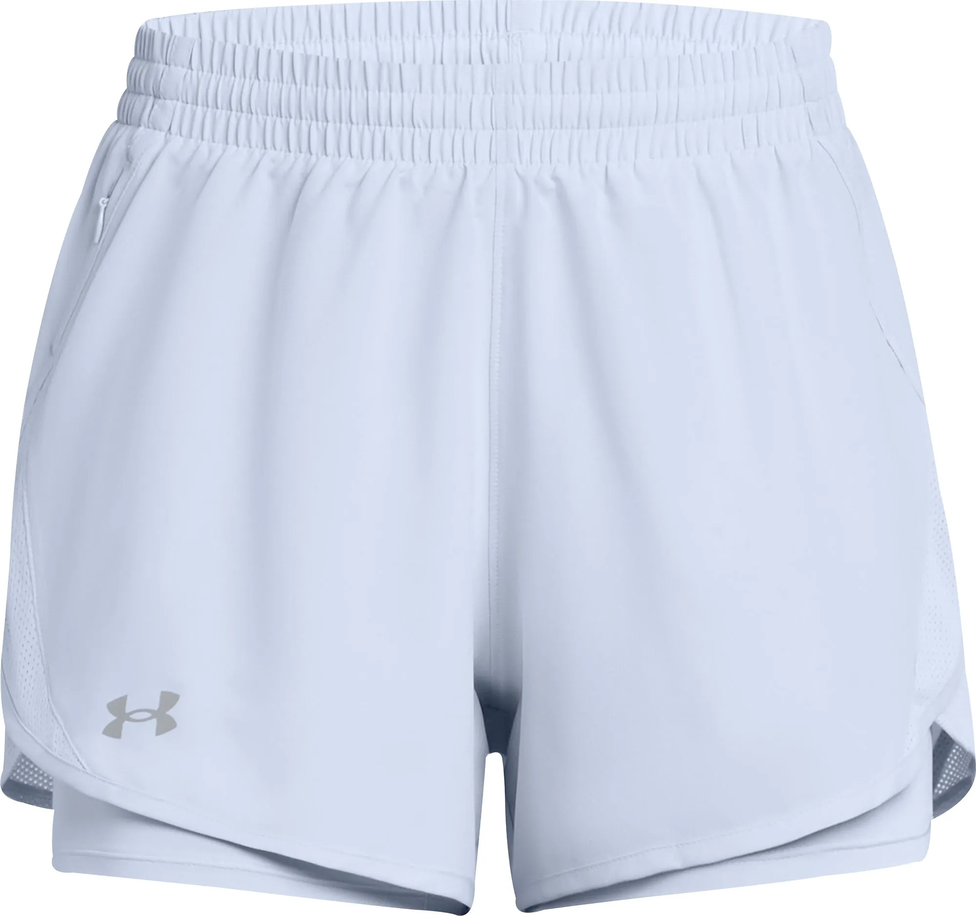 Kleidung Under Armour Damen Under Armour Fly By 2 In 1 Laufshorts für Frauen - Blau