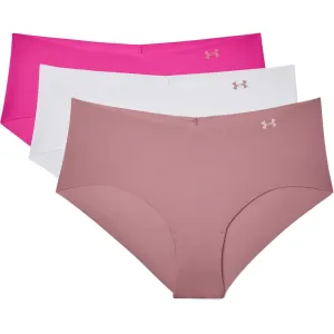 Bekleidung Under Armour Damen Under Armour Pure Stretch (3er Pack) Damen Hipster Slip - Pink