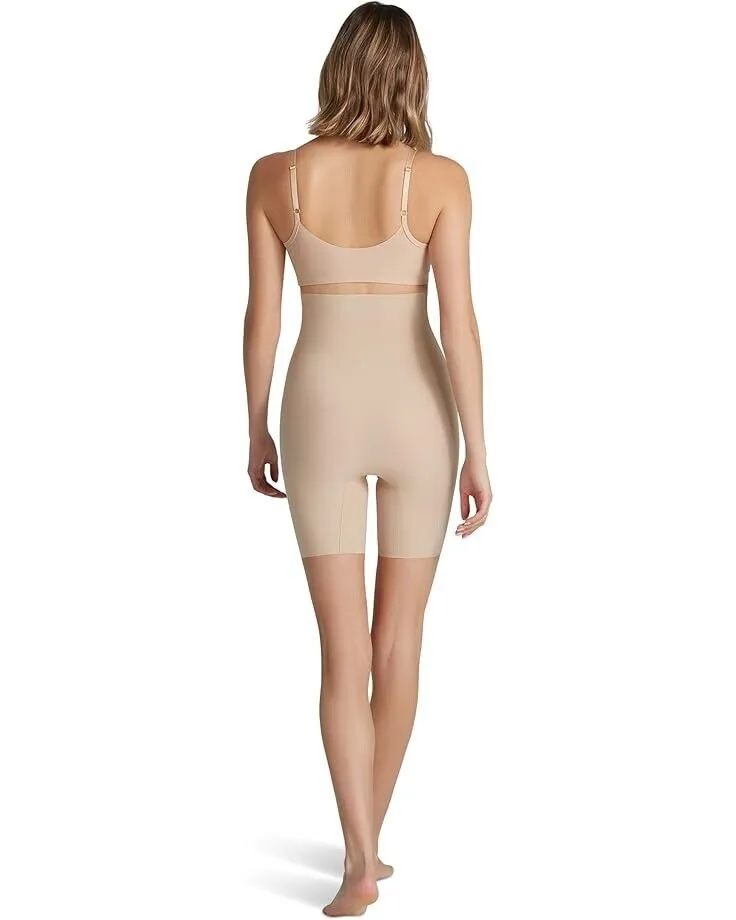 Commando Zone Glättende Shorts Damen XS Beige Dehnbare Hochtaillierte JDM322