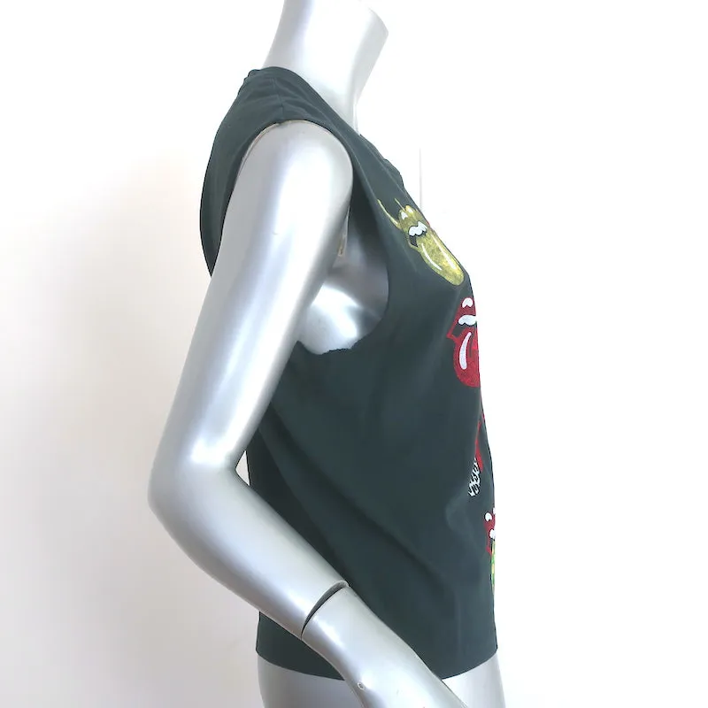DAYDREAMER Rolling Stones 12 Zungen Tanktop Anthrazit Größe S
