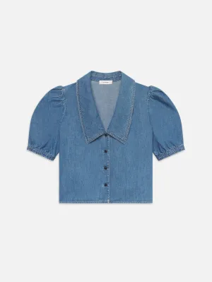 Denim Sailor Bluse -- Starlet
