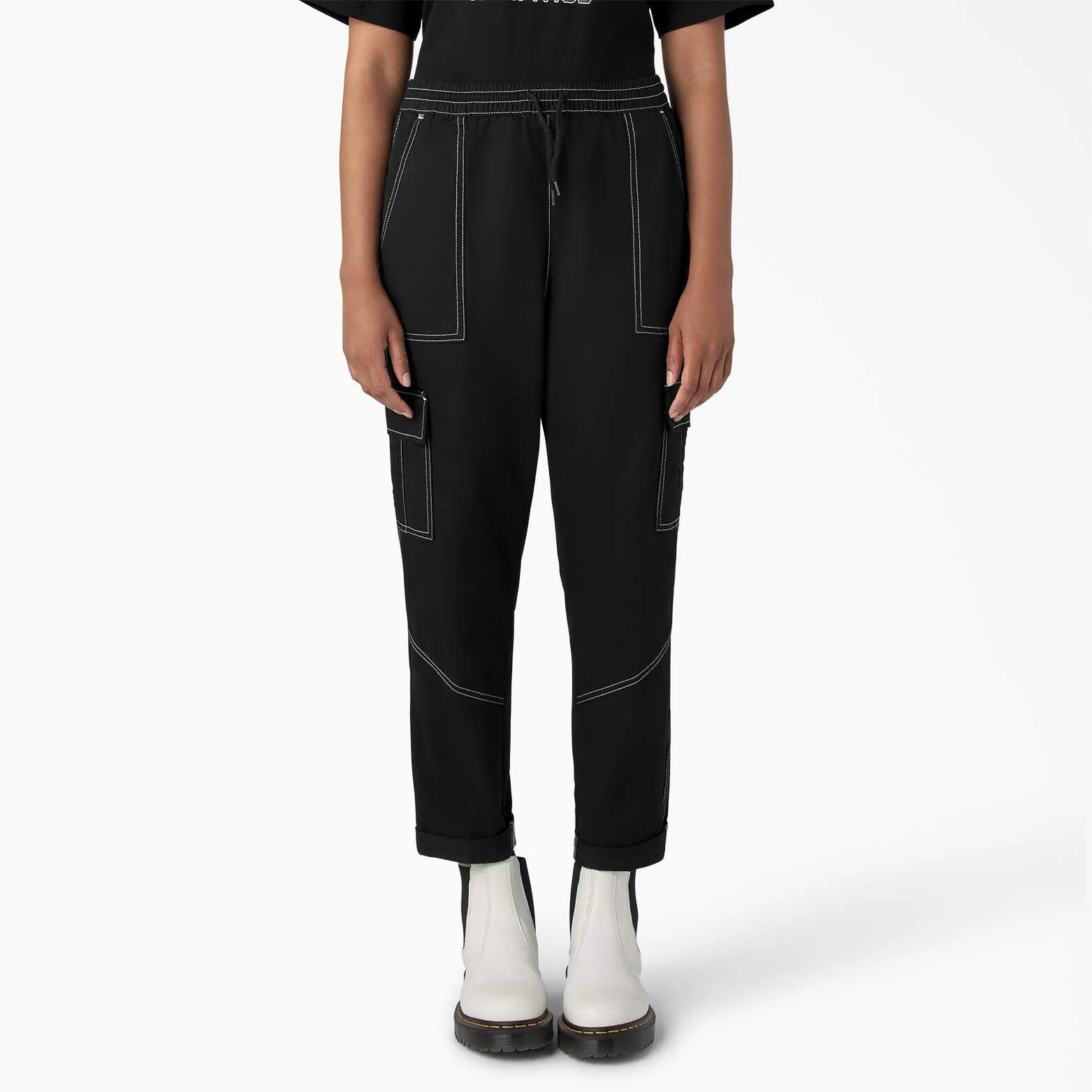 Dickies Damen Cargo-Hose mit Kordelzug