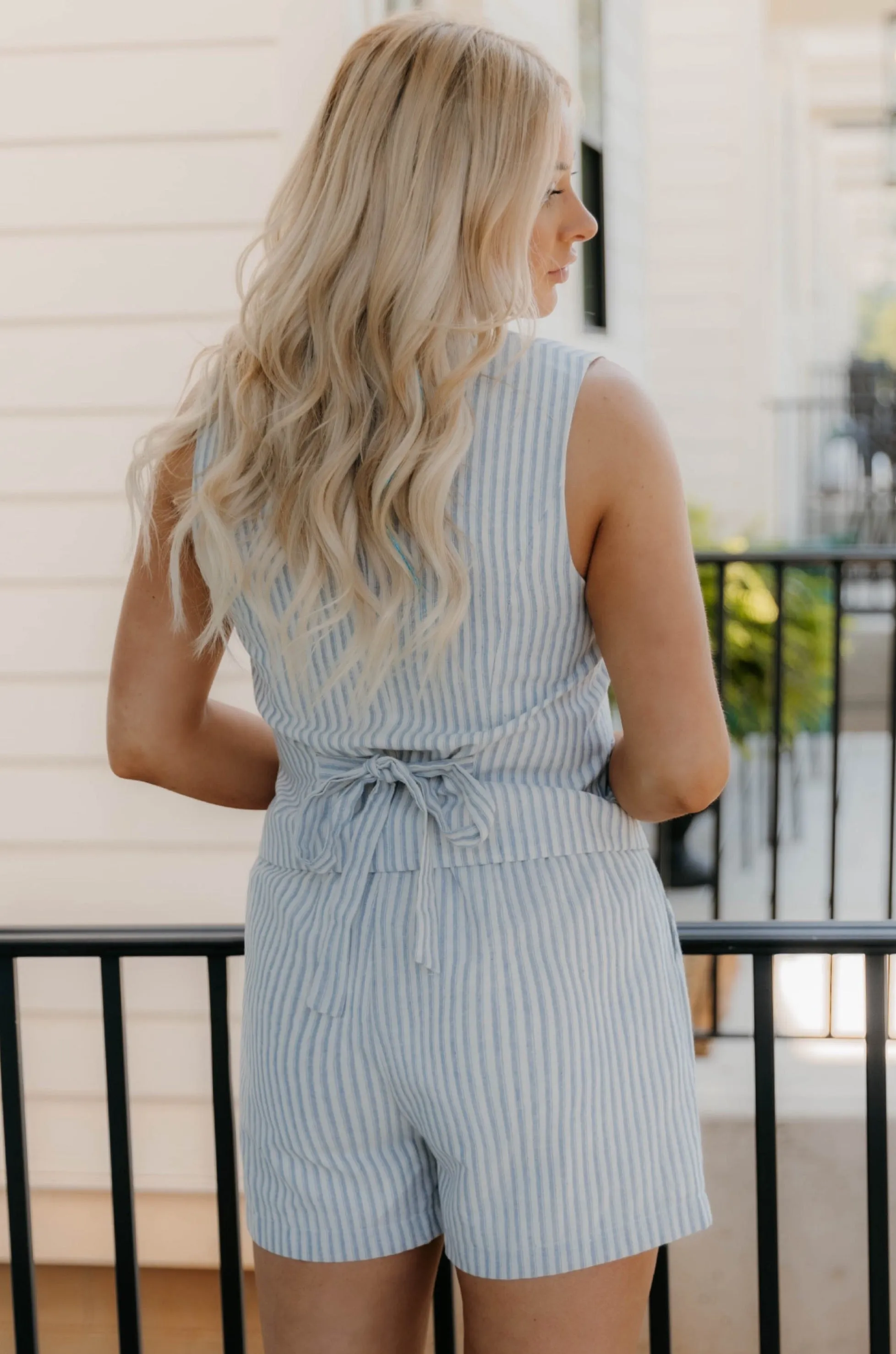 Emory Gestreifte Shorts