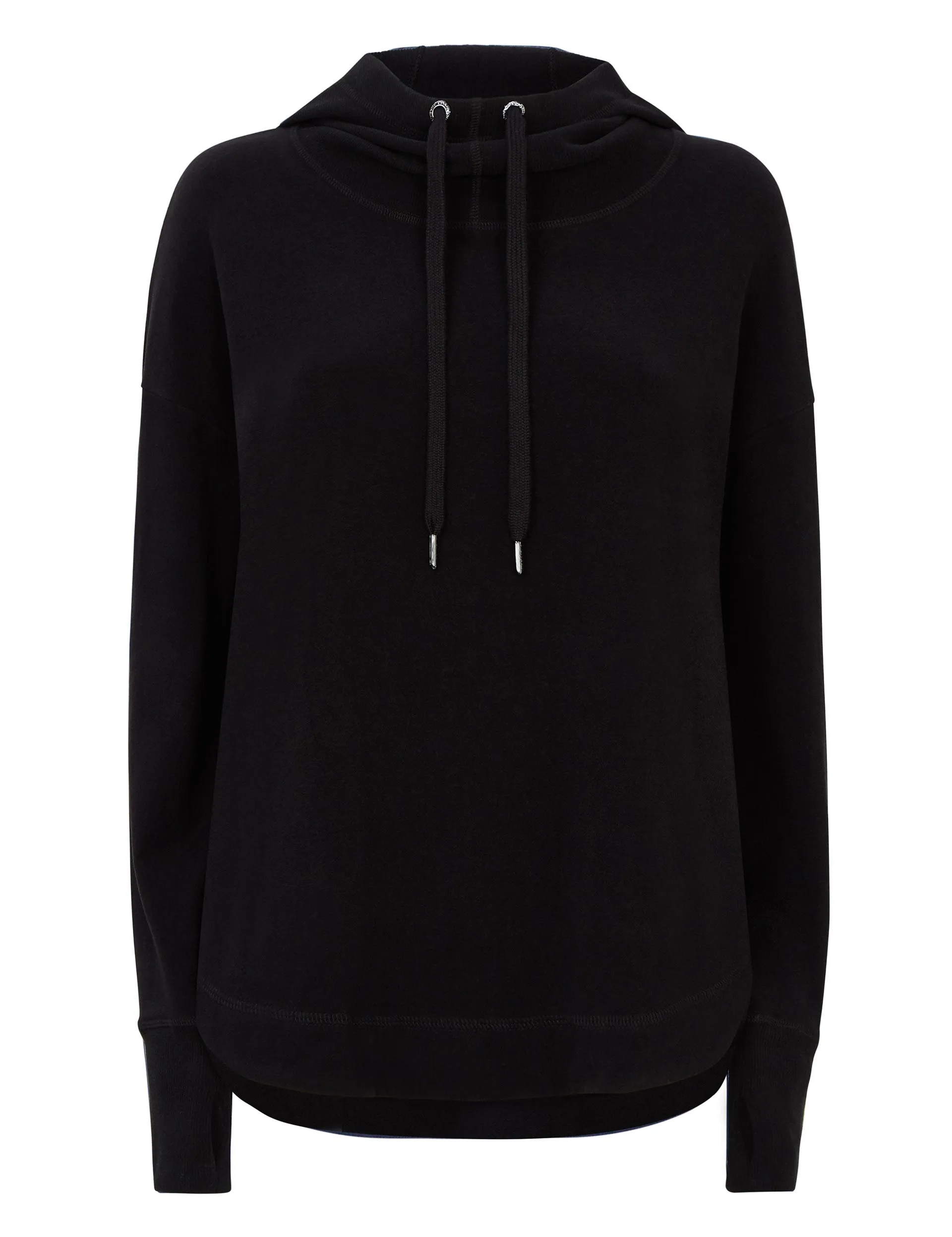 Escape Italian Fleece Kapuzenpullover - Schwarz