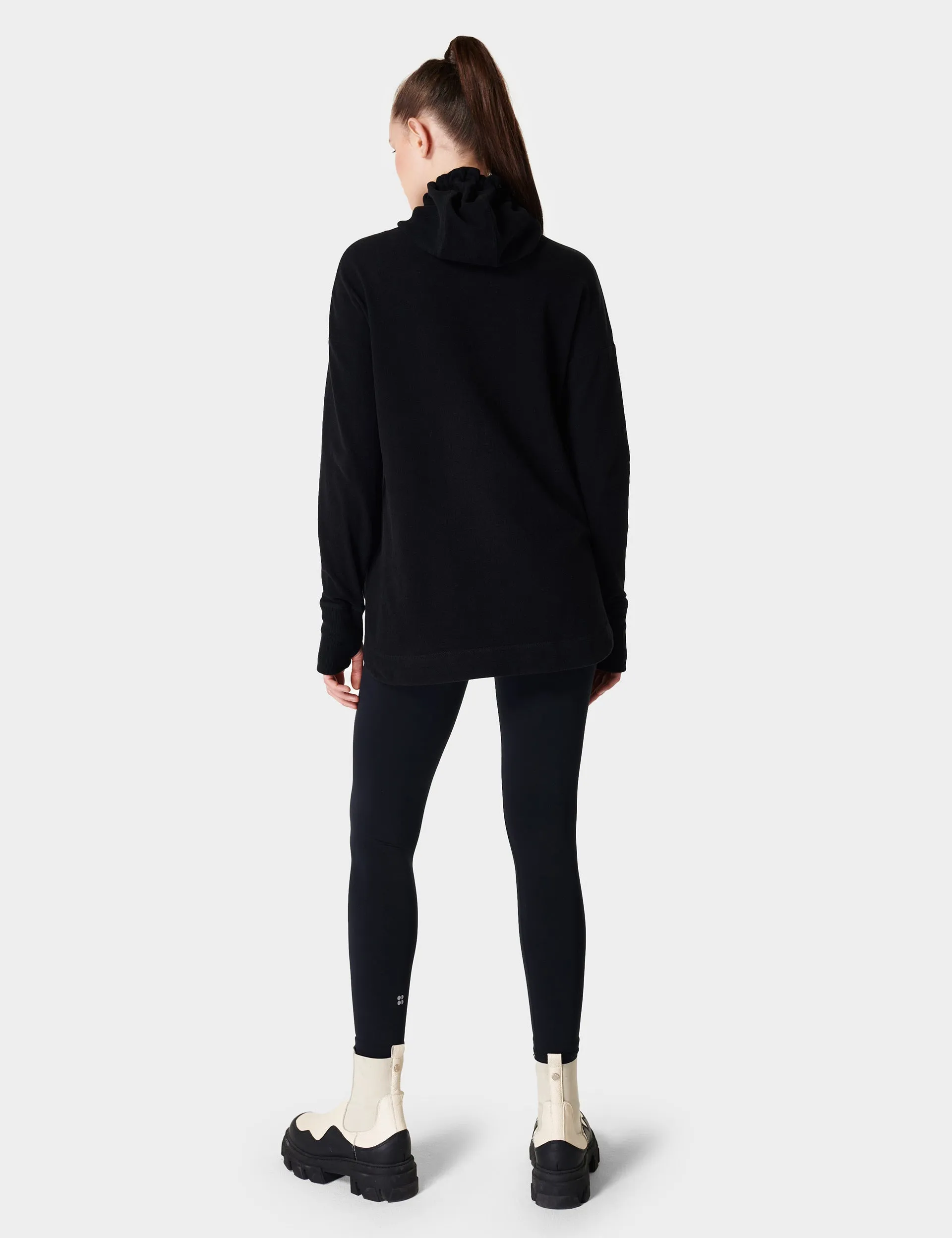 Escape Italian Fleece Kapuzenpullover - Schwarz