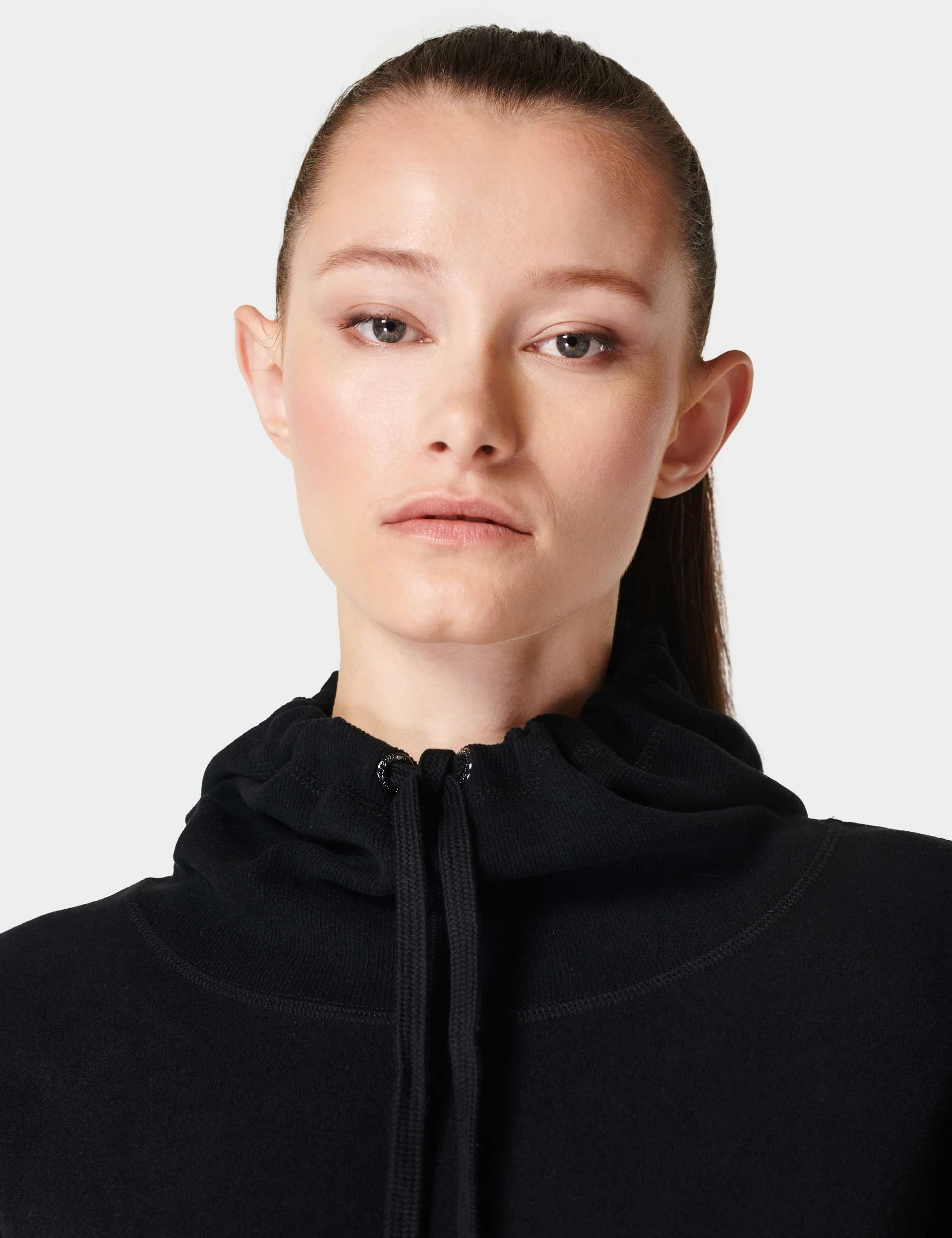 Escape Italian Fleece Kapuzenpullover - Schwarz