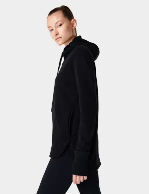 Escape Italian Fleece Kapuzenpullover - Schwarz