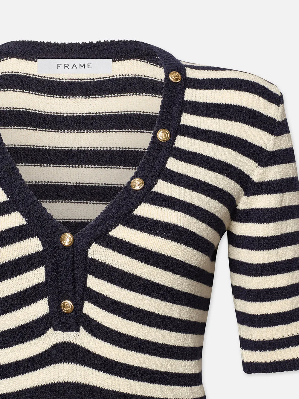 Femme Mariner Pullover -- Marine Mehrfarbig