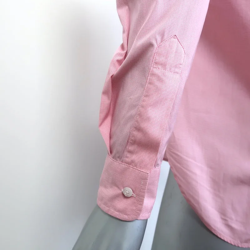 Frank & Eileen Frank Hemd Pink Mikrokaro Baumwolle Größe Extra Extra Klein
