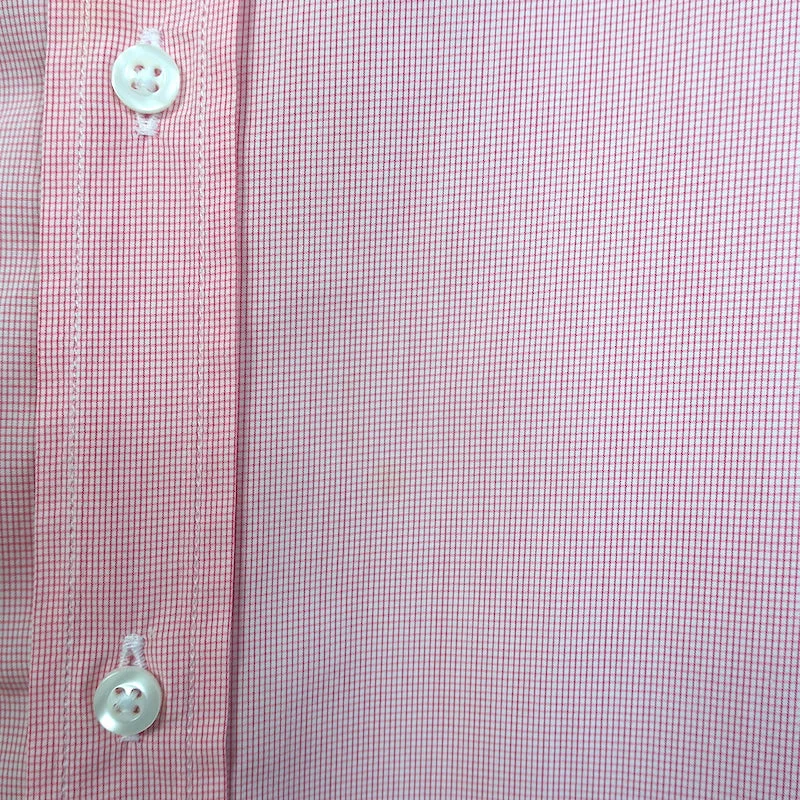 Frank & Eileen Frank Hemd Pink Mikrokaro Baumwolle Größe Extra Extra Klein