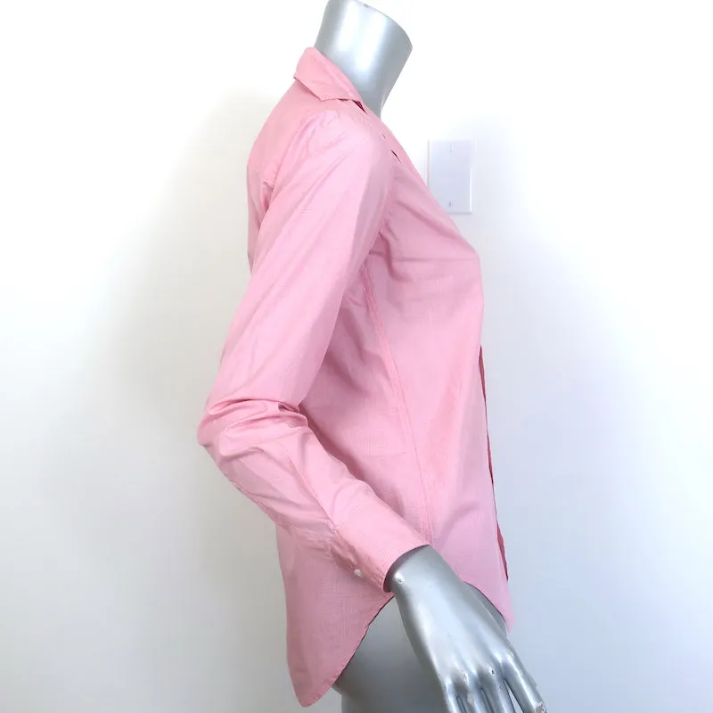 Frank & Eileen Frank Hemd Pink Mikrokaro Baumwolle Größe Extra Extra Klein