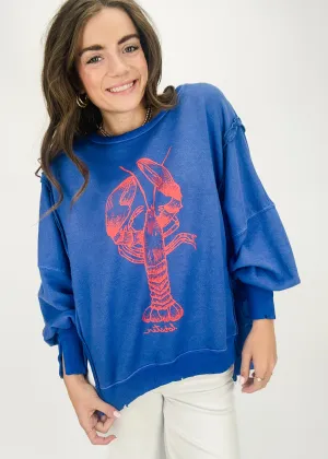 Free People Graphic Camden Sweatshirt - Hummerkombi