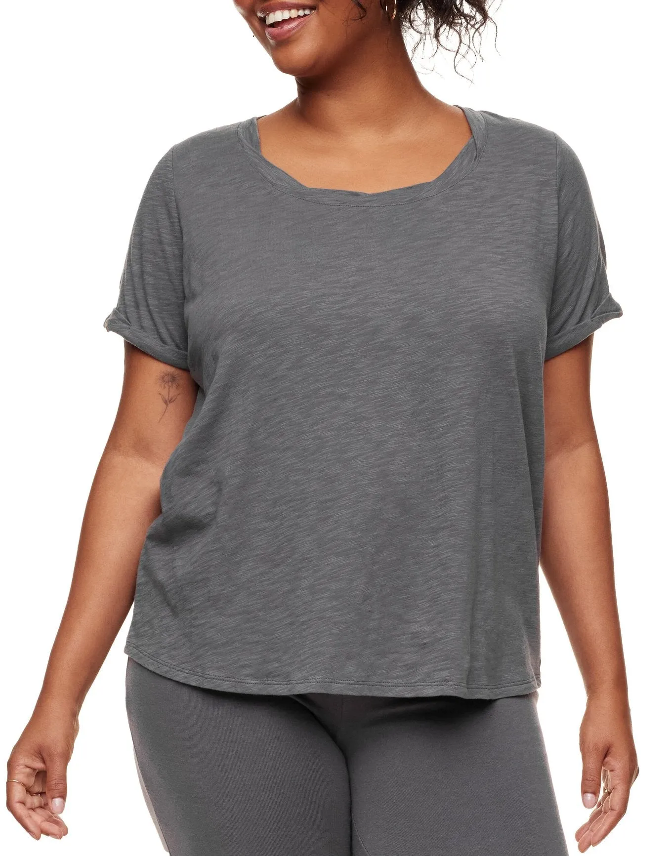 Gabriella Damen Plus-Size Baumwoll-T-Shirt
