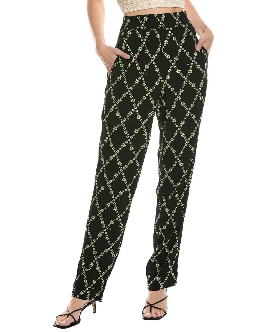 GANNI Elastische Hose mit mittlerer Taillenhöhe