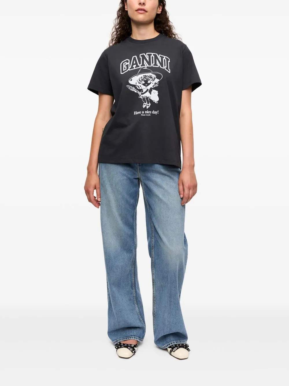 Ganni Damen-T-Shirts und Poloshirts