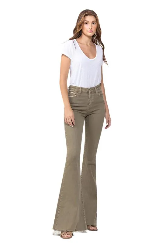 High Rise Super Flare Jeans VERVET von Flying Monkey