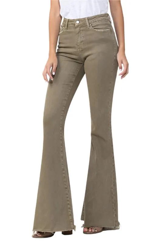 High Rise Super Flare Jeans VERVET von Flying Monkey