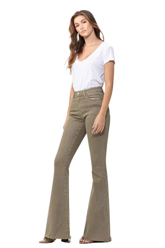 High Rise Super Flare Jeans VERVET von Flying Monkey