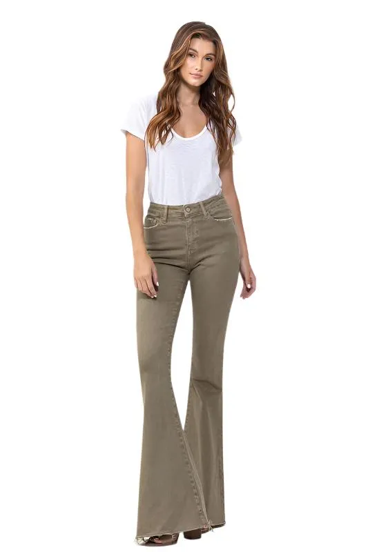 High Rise Super Flare Jeans VERVET von Flying Monkey