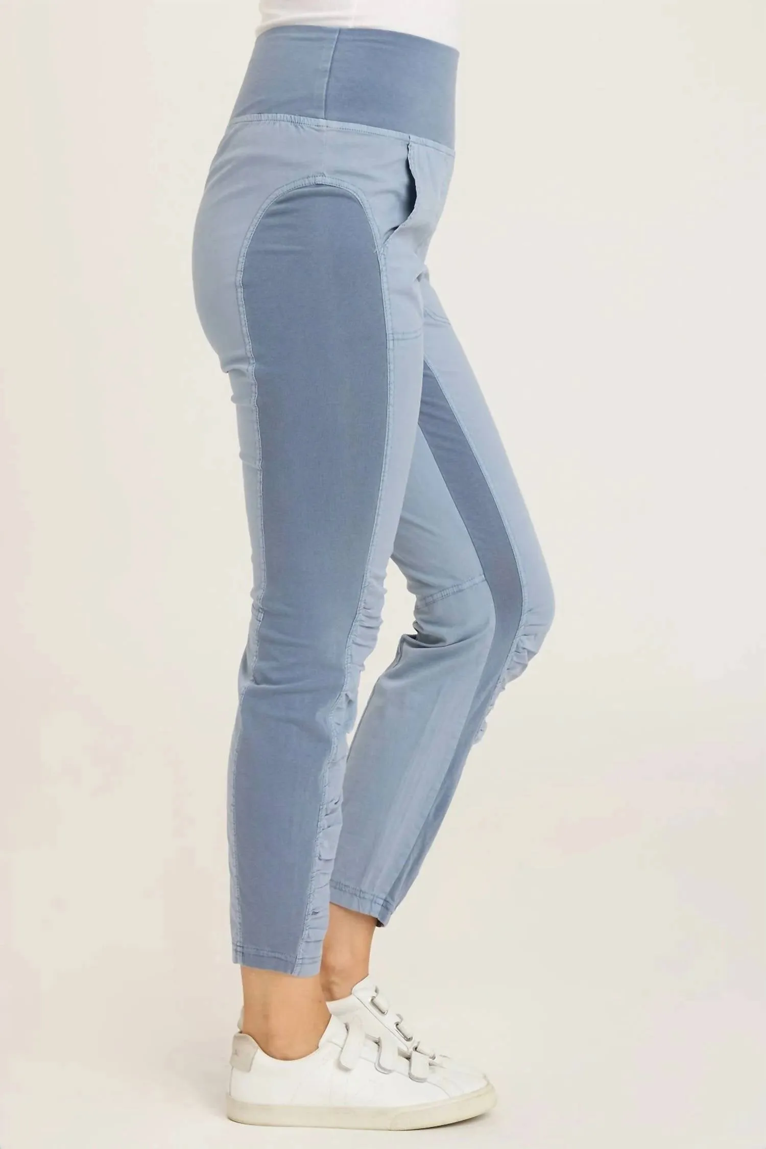 High Waist Penny Leggings In Orion Blue Pigment