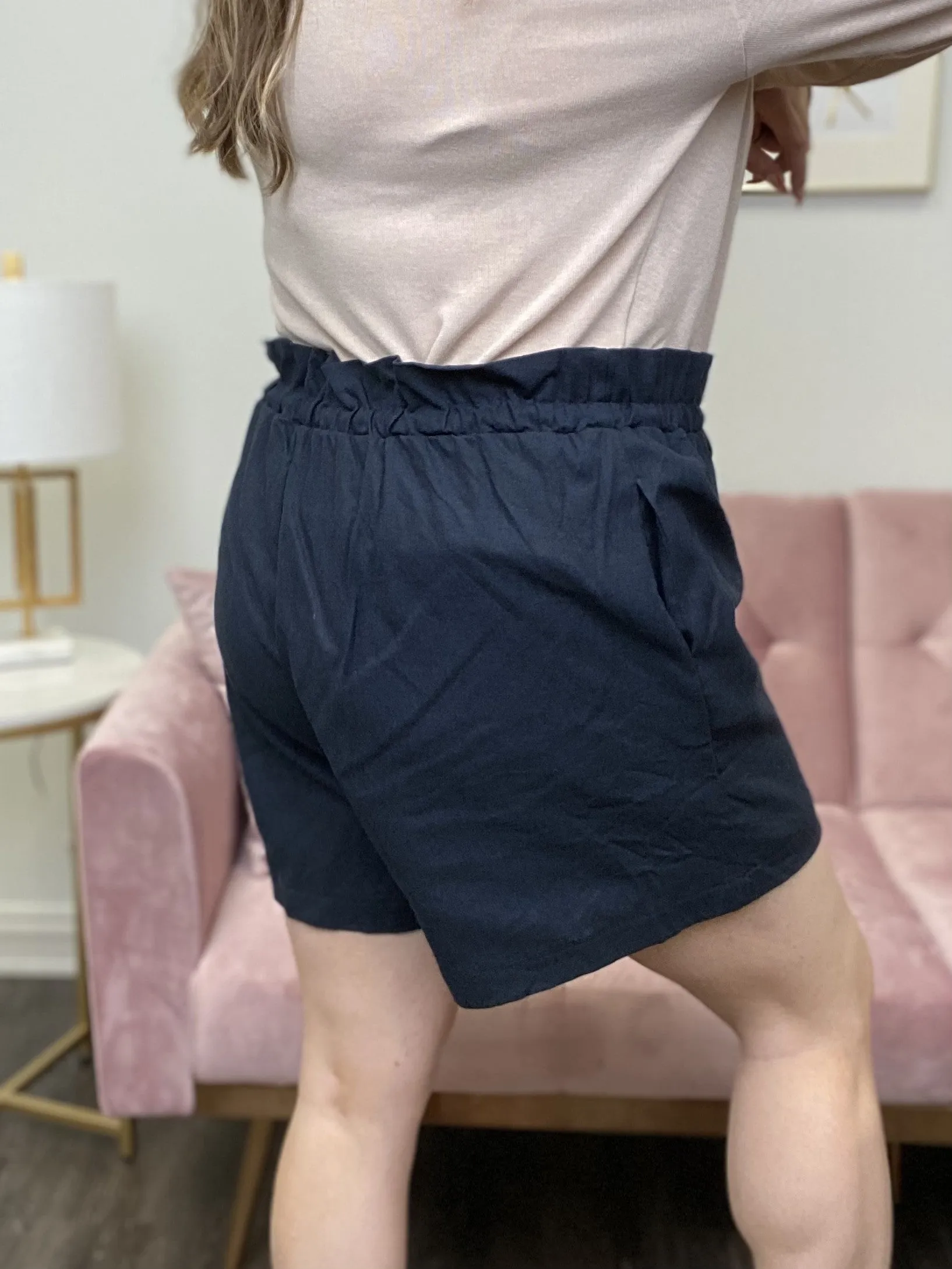 I Feel Good Damen-Shorts mit Frontbindung